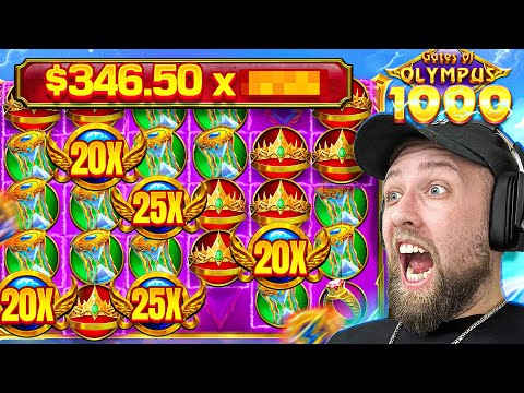 Превью ролика TactPlaysSlots: Gates of Olympus 1000